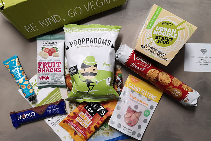 The Vegan Kind. April lifestyle box