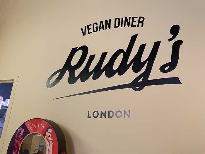 Rudy's Vegan Dinner. Interior