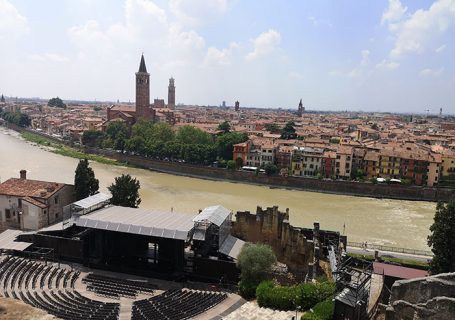 view from the museum