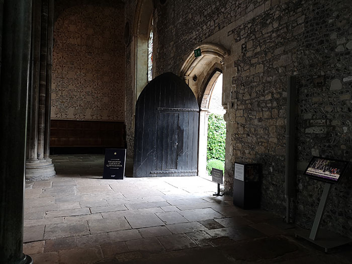 Door to garden