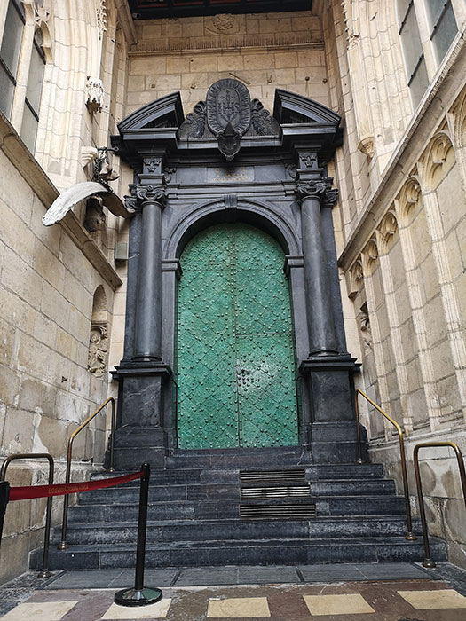 Door to Wawel Cathedral