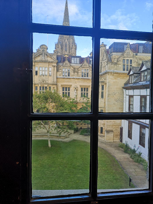 View from the library