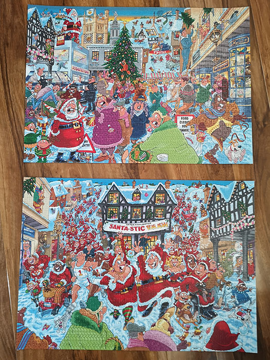 Wasgij - Santa Dash - both