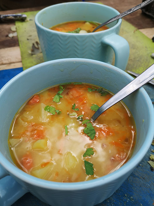 Lunch at the kitchen
